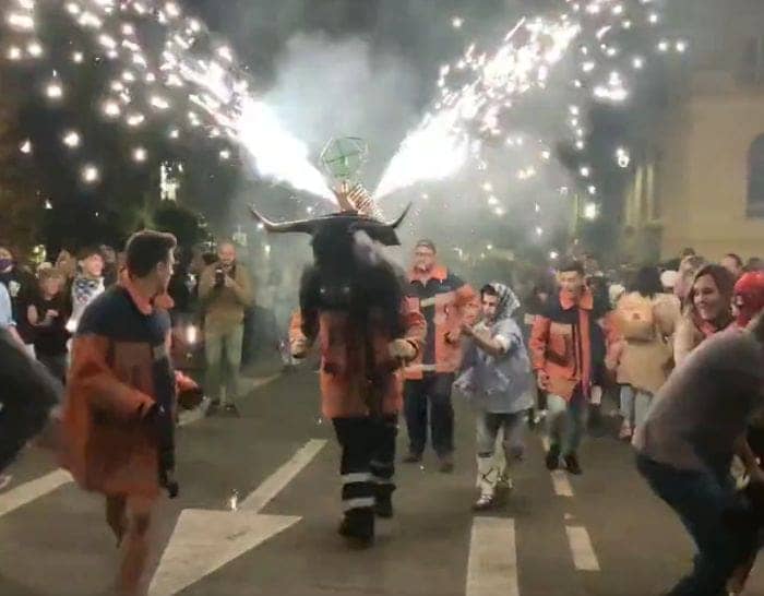 Toro de Fuego - Fiestas de La Virgen Blanca 2026