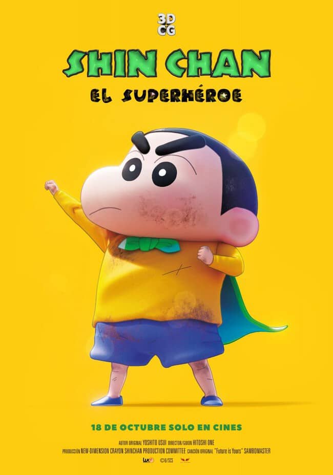 Cine de Verano 2026: Shin Chan: el superhéroe