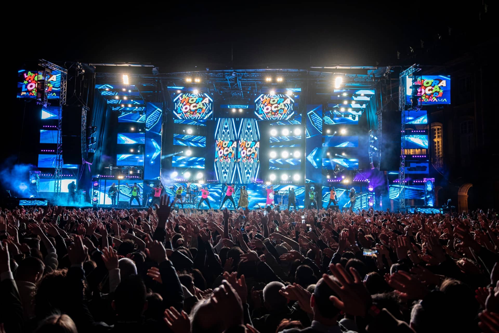 Concierto de la Orquesta Panorama en las fiestas de San Juan de La Corredoria