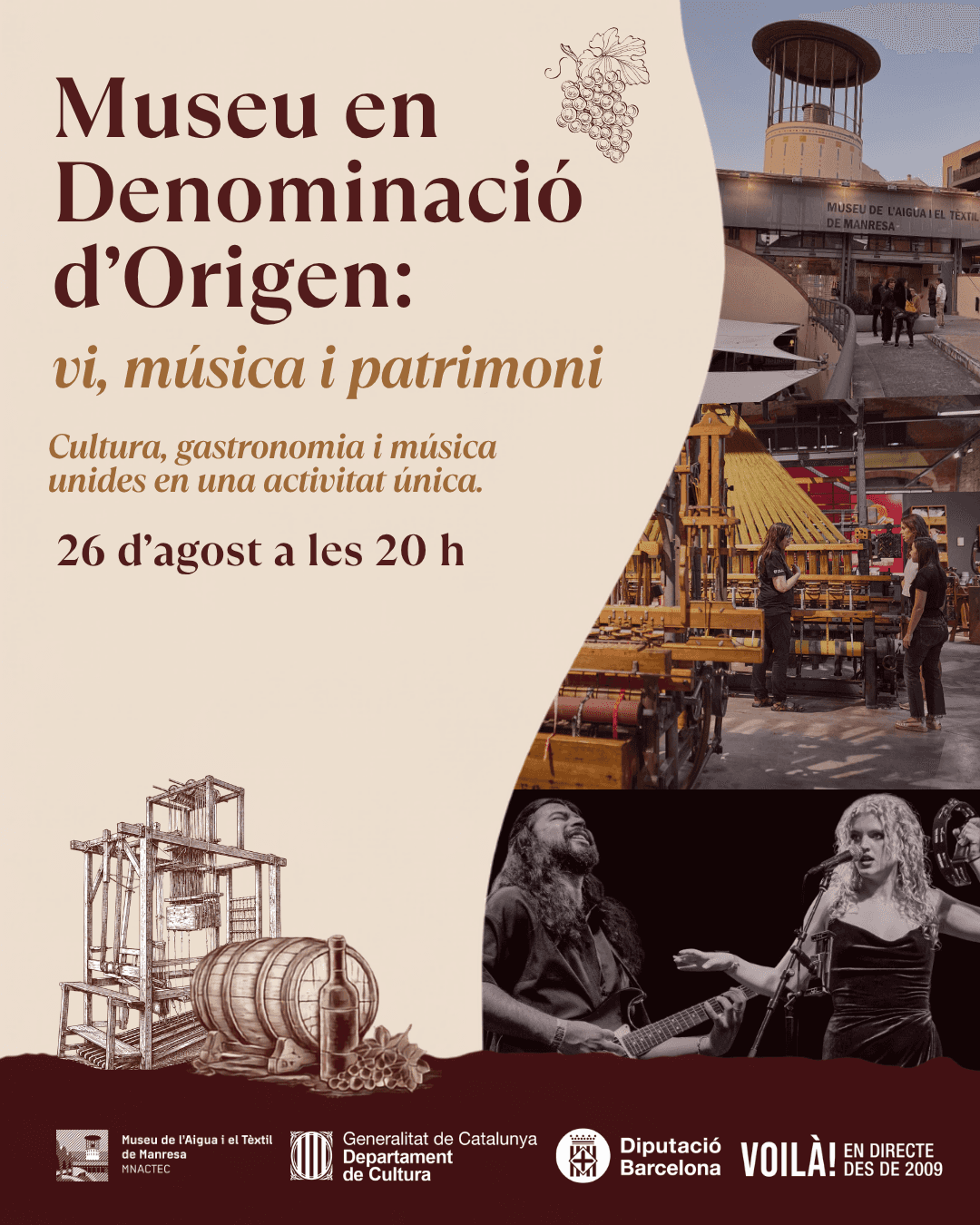 Museu en Denominació d'Origen: vi, música i patrimoni