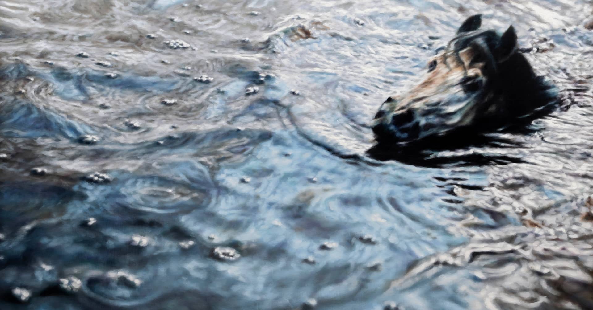 Cabeza fuera del agua