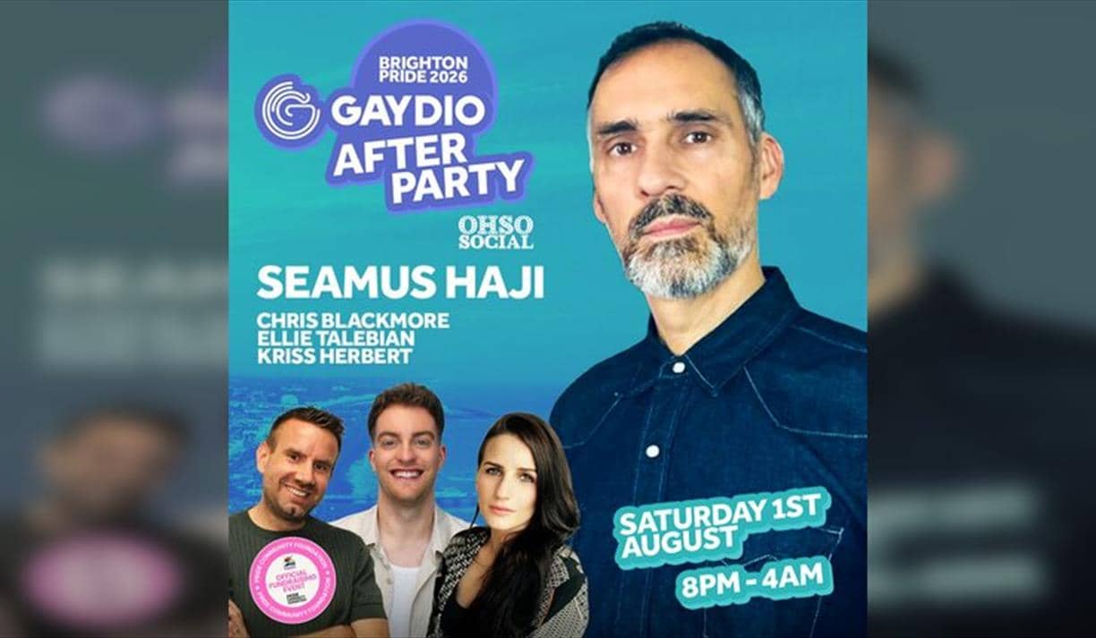 Gaydio Brighton Pride Afterparty