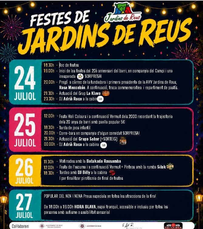 Festes de Barri Jardins de Reus