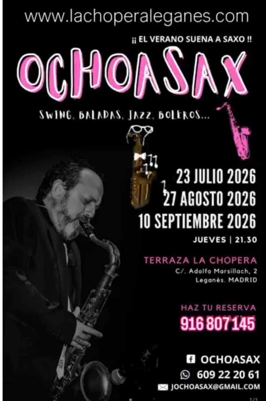 El verano suena a Saxo - OCHOASAX