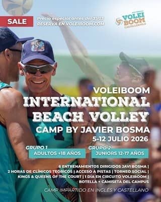 Campus d'Estiu Javier Bosma - Jornades y diferentes Torneos de voleibol de playa 2026