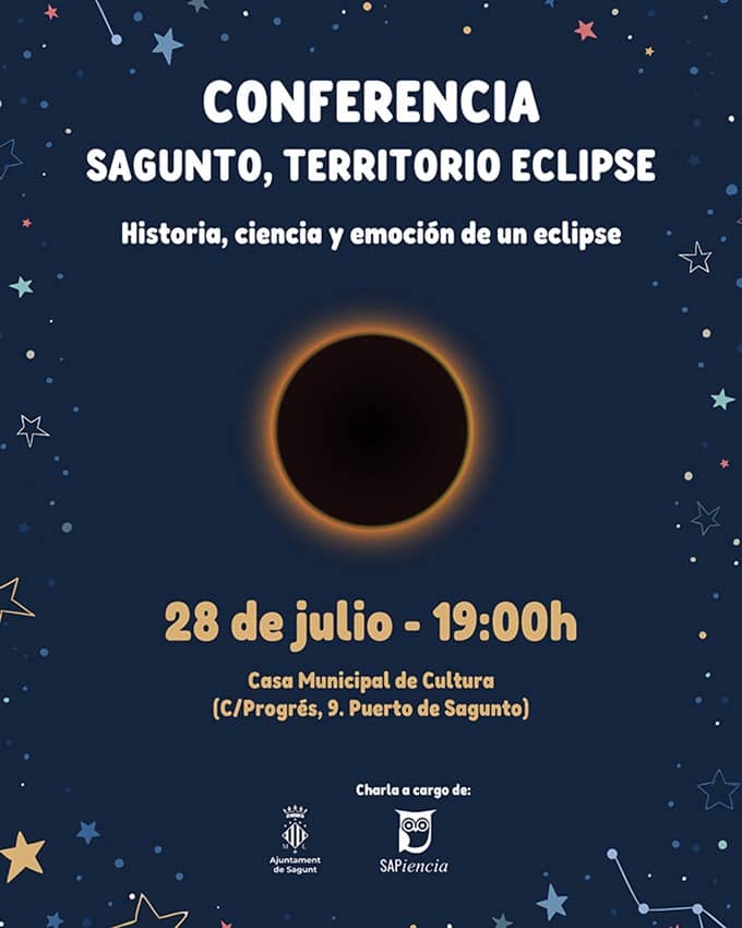 Conferencia 'Sagunto, territorio eclipse: historia, ciencia y emoción de un eclipse'