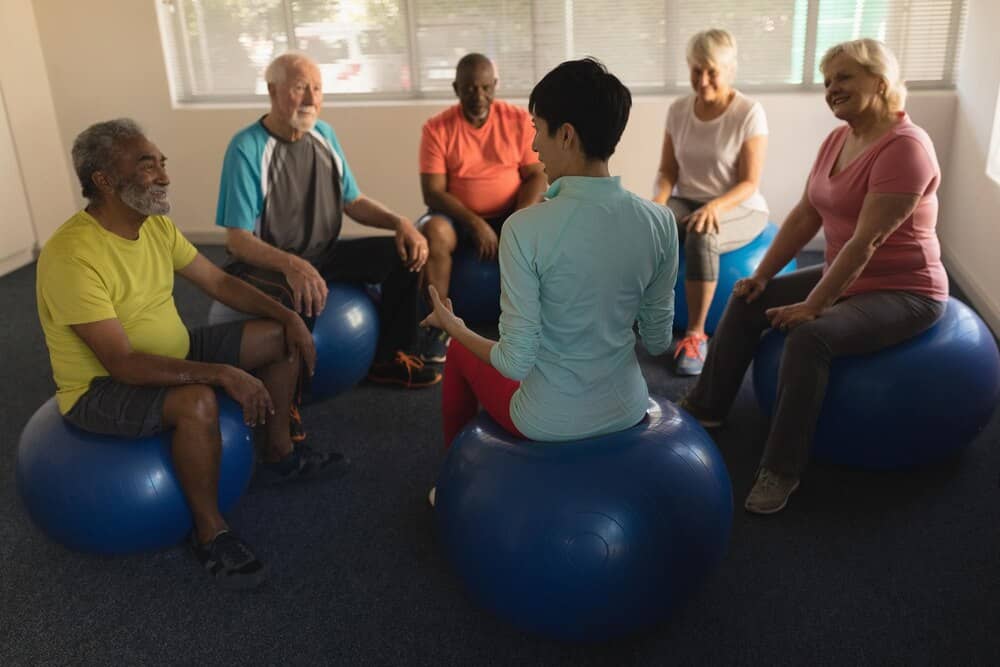 Escola de costas do programa de avellentamento activo