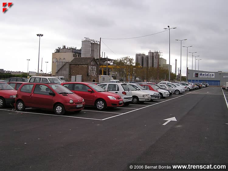 Aparcament de l'estació de RENFE