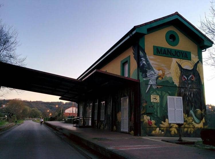 Aula de la Naturaleza de la Antigua estación de tren de la Manjoya
