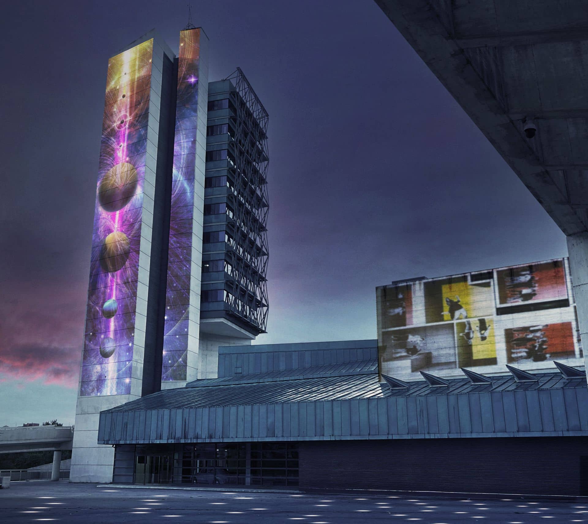 Videomapping Cuando el cielo se apaga, el Museo se enciende
