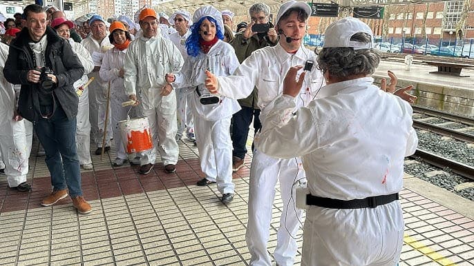 Llegada de los pintores