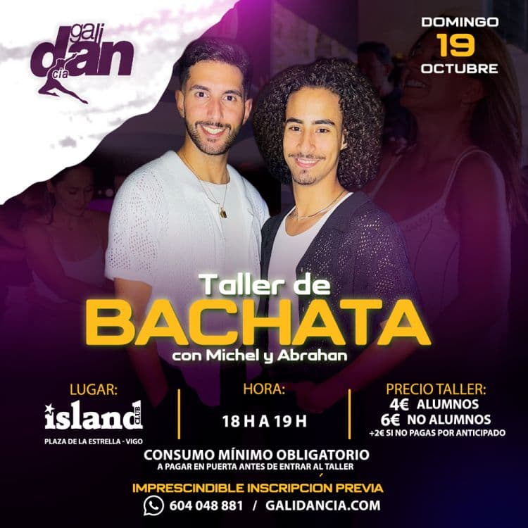Taller de Bachata con Michel y Abrahan
