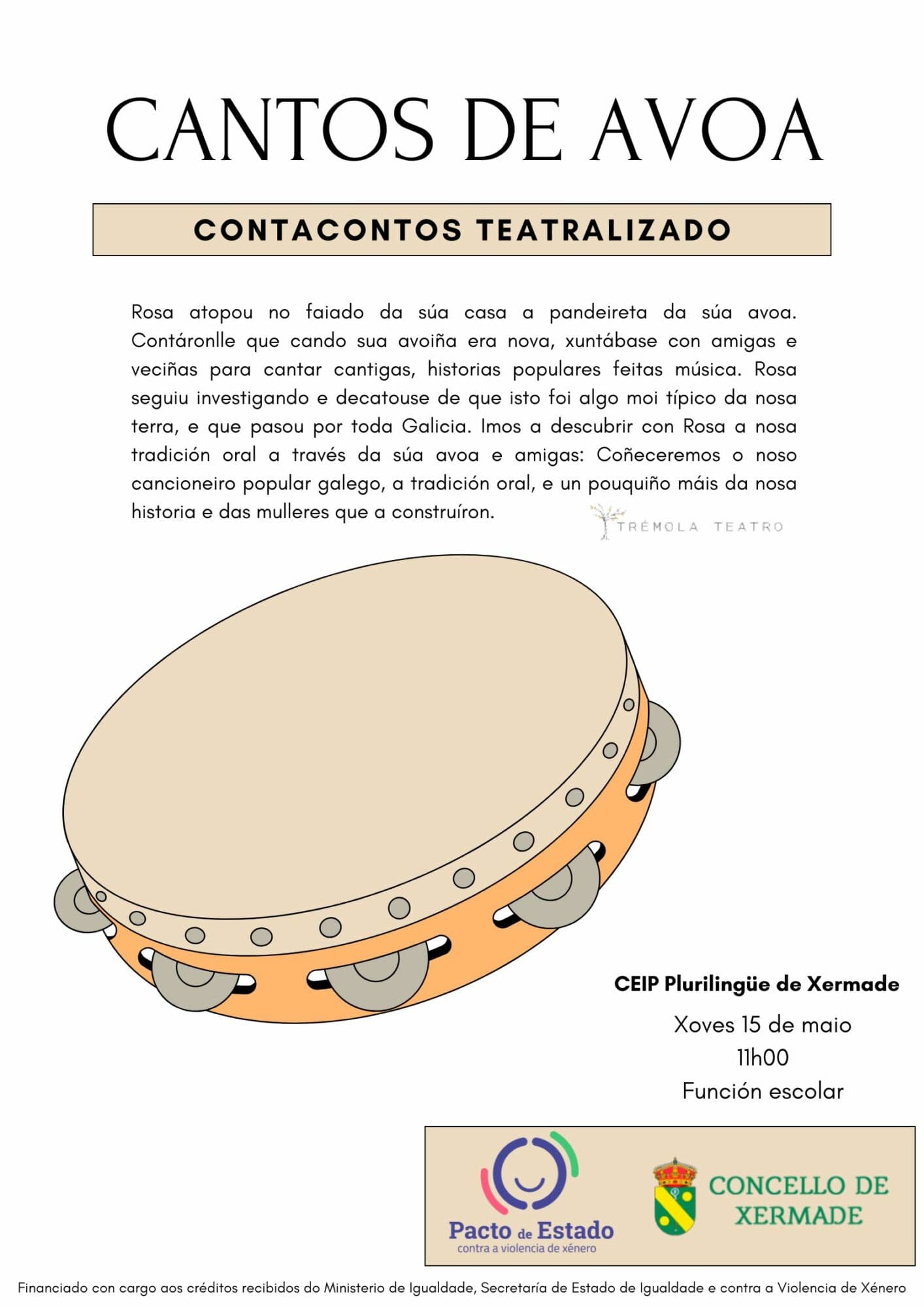 Espectáculo Cantos de Avoa