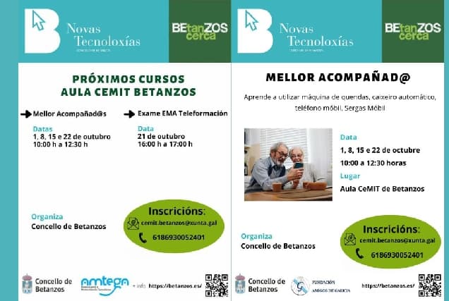 Diciembre en Betanzos: Cursos y Talleres CeMIT