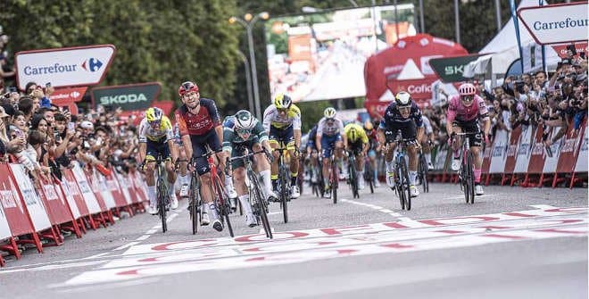 Protestas propalestinas durante La Vuelta