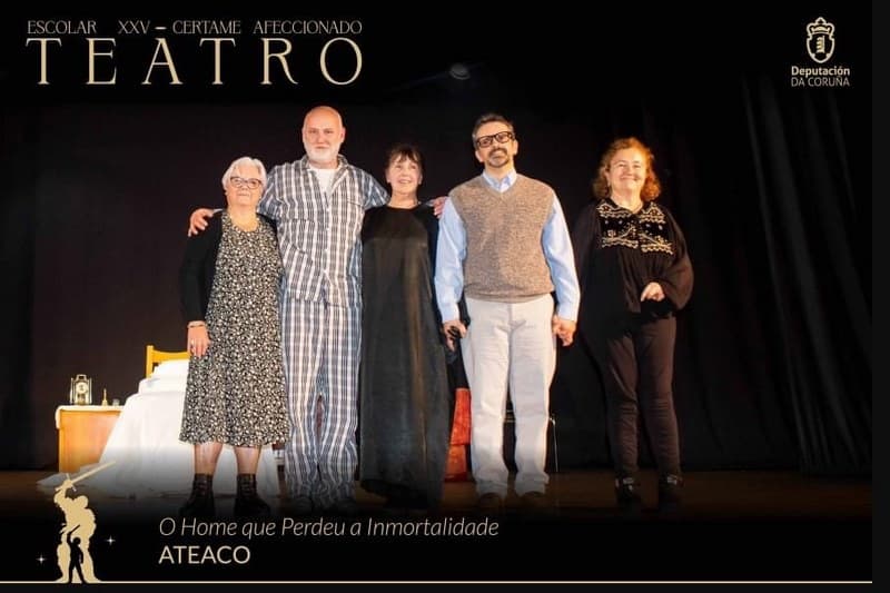 Circuíto Galego de Teatro Amador 2025 – O HOME QUE PERDEU A INMORTALIDADE