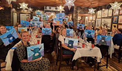 The Paint Club Sip and Paint Workshop