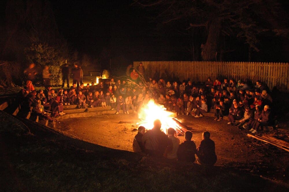 Magosto popular de la asociación vecinal Gatos Roxos