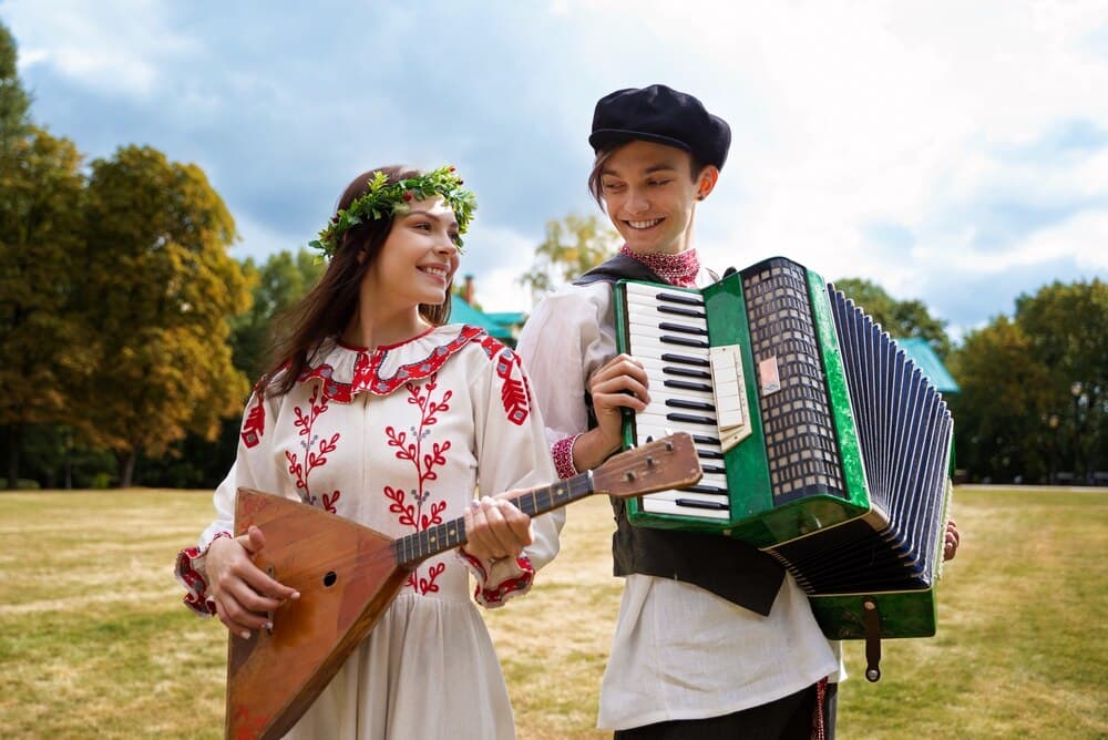 Miña Xoia con la Asociación Espadana Tradicional