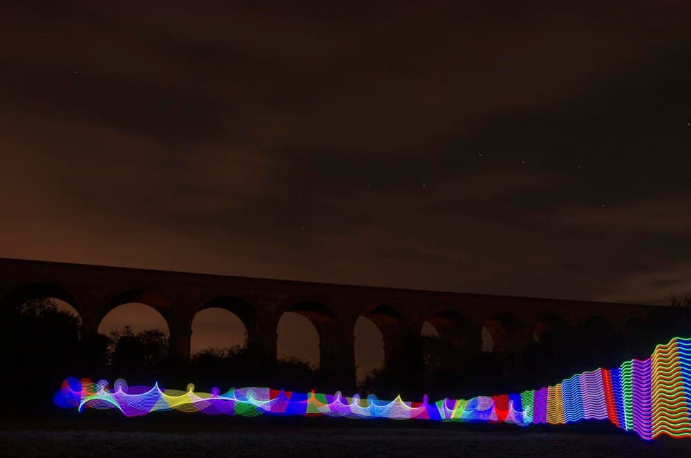 Proyección 'Peregrinacolor' de Patrick Warrener