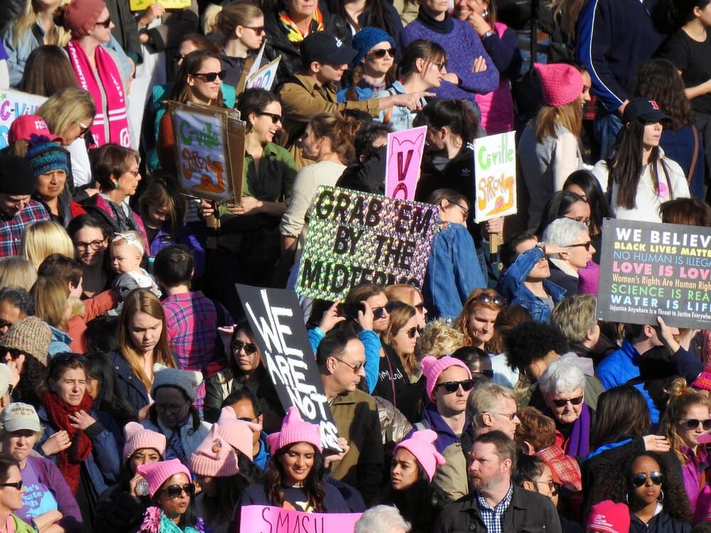 Manifestación de trabajadores del transporte de viajeros