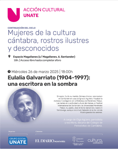 "Eulalia Galvarriato (1904-1997): una escritora en la sombra", conferencia