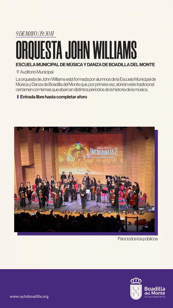 Boadilla clásicos: ORQUESTA JOHN WILLIAMS