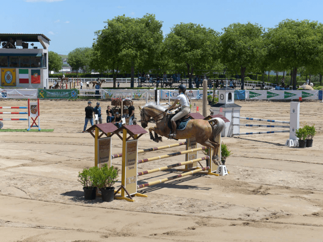 Concurso de Salto Nacional en el Escuadrón de Caballería de la Guardia Civil