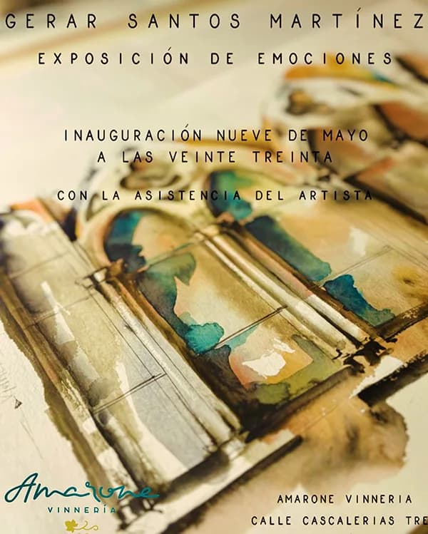 Exposición de Pintura de Gerar Santos Martínez