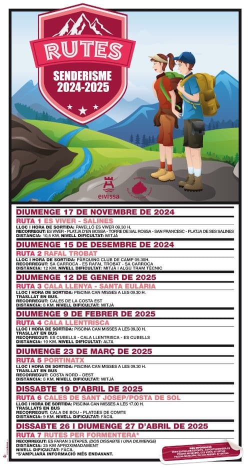 Rutas guiadas de senderismo