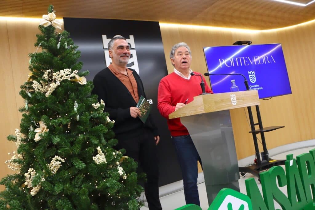 Acendido da iluminación de Nadal