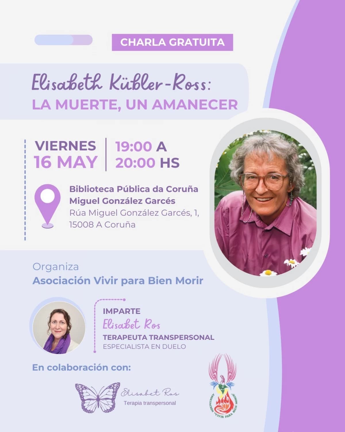Charla sobre la muerte desde una perspectiva humanista