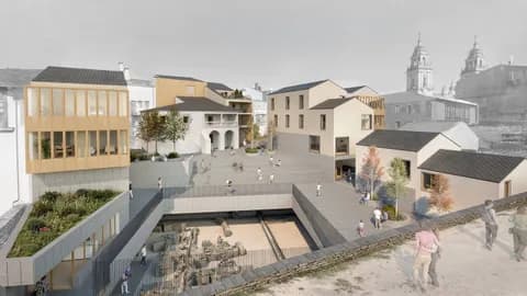 Salas de exposiciones en el pazo y plaza de Dona Urraca