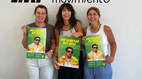 Rifa solidaria para el concierto de Bad Bunny