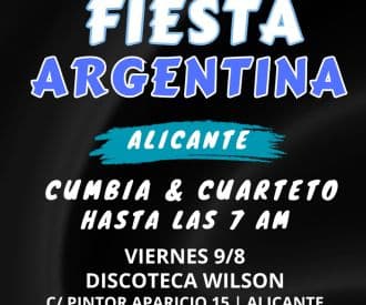 Fiesta Argentina en Benidorm Cumbia & Cuarteto