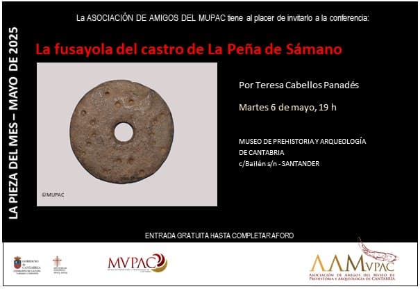 "La Fusayola del Castro de Peña de Sámano", por Teresa Cabellos