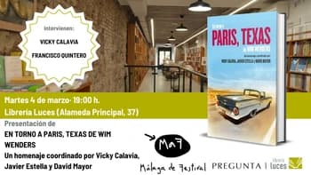 Presentación de "En torno a París, Texas de Wim Wenders"