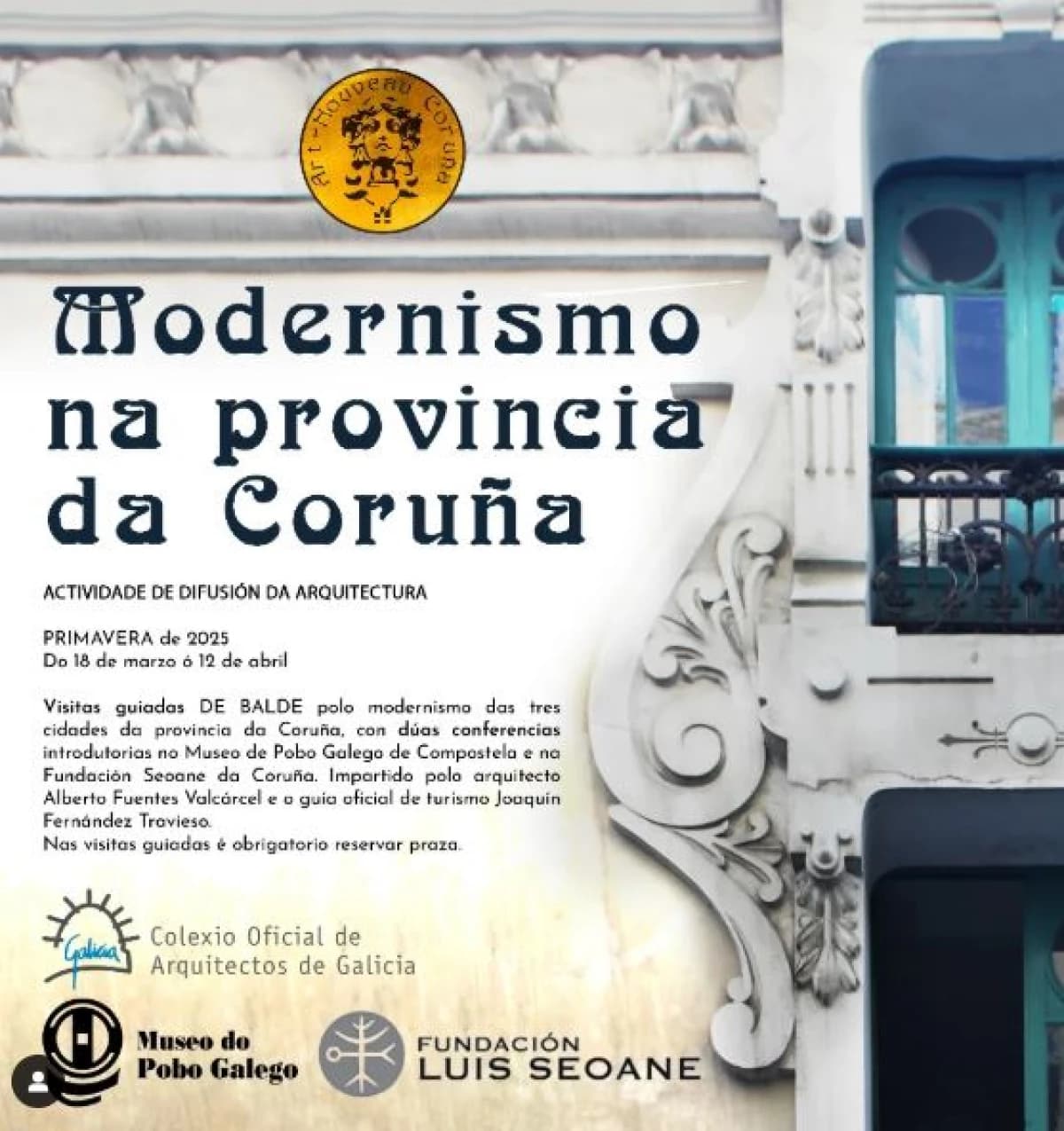 Modernismo na provincia da Coruña