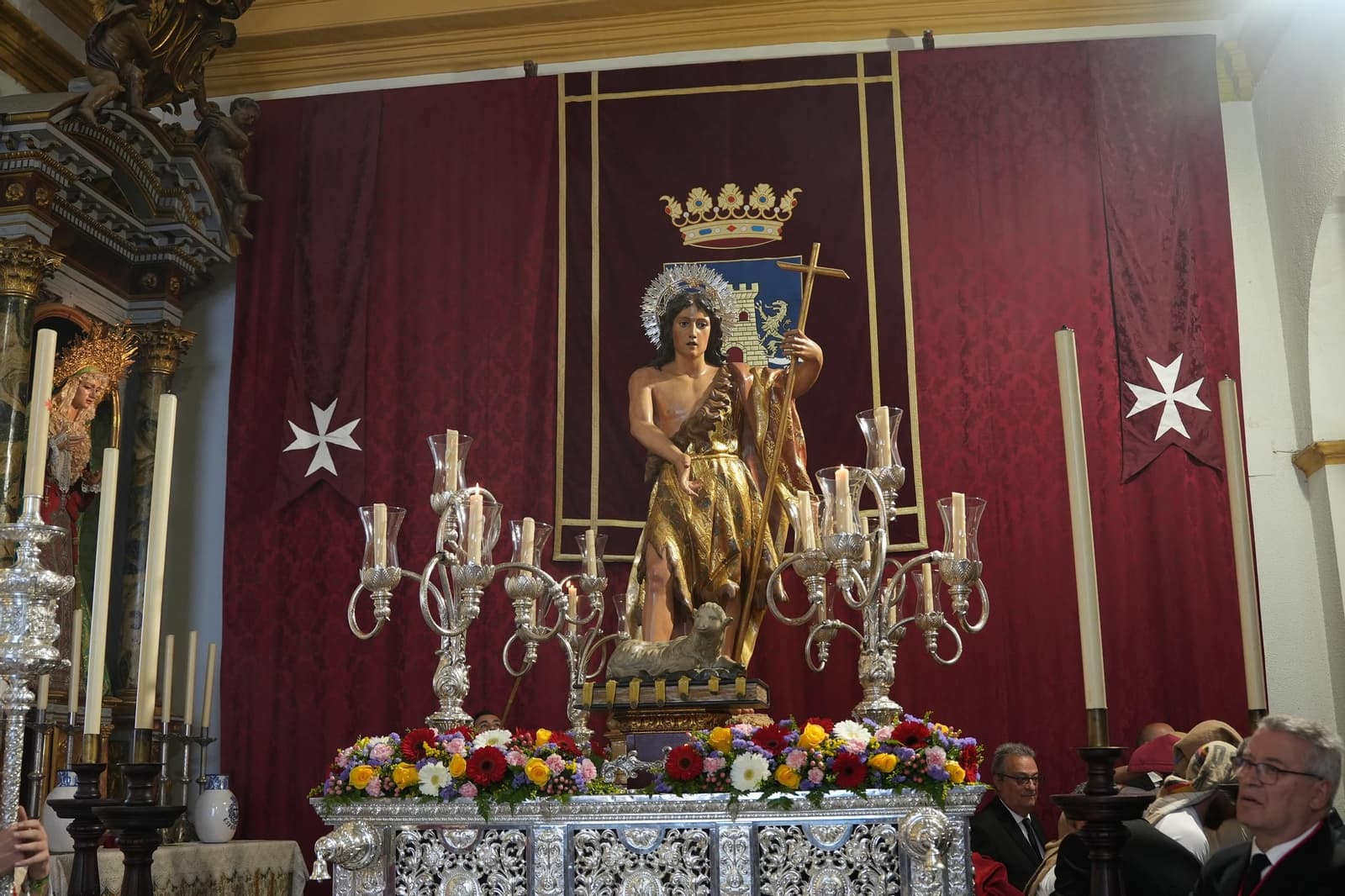 Traslado de la imagen del Patrón a la Iglesia Mayor