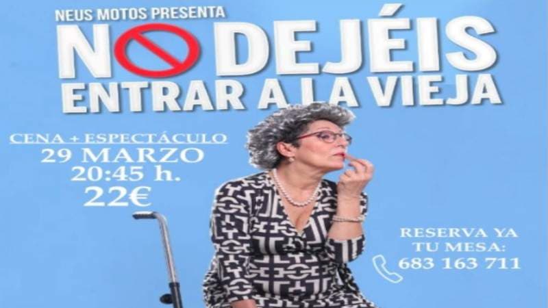 Neus Motos presenta ‘No dejéis entrar a la vieja’