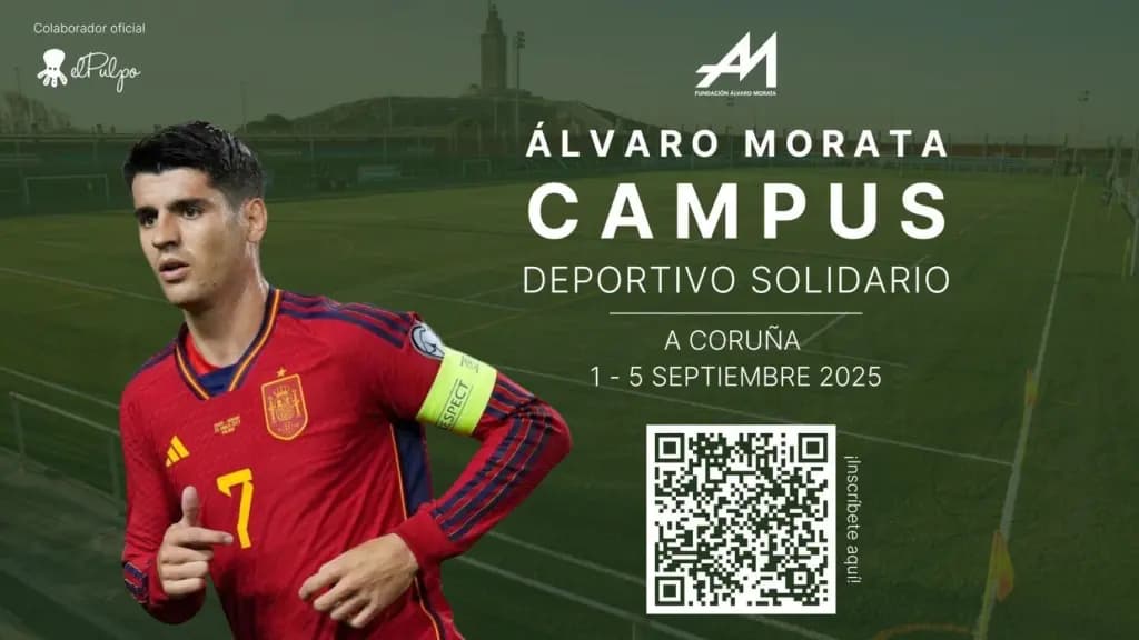 Campus de fútbol solidario de la Fundación Álvaro Morata