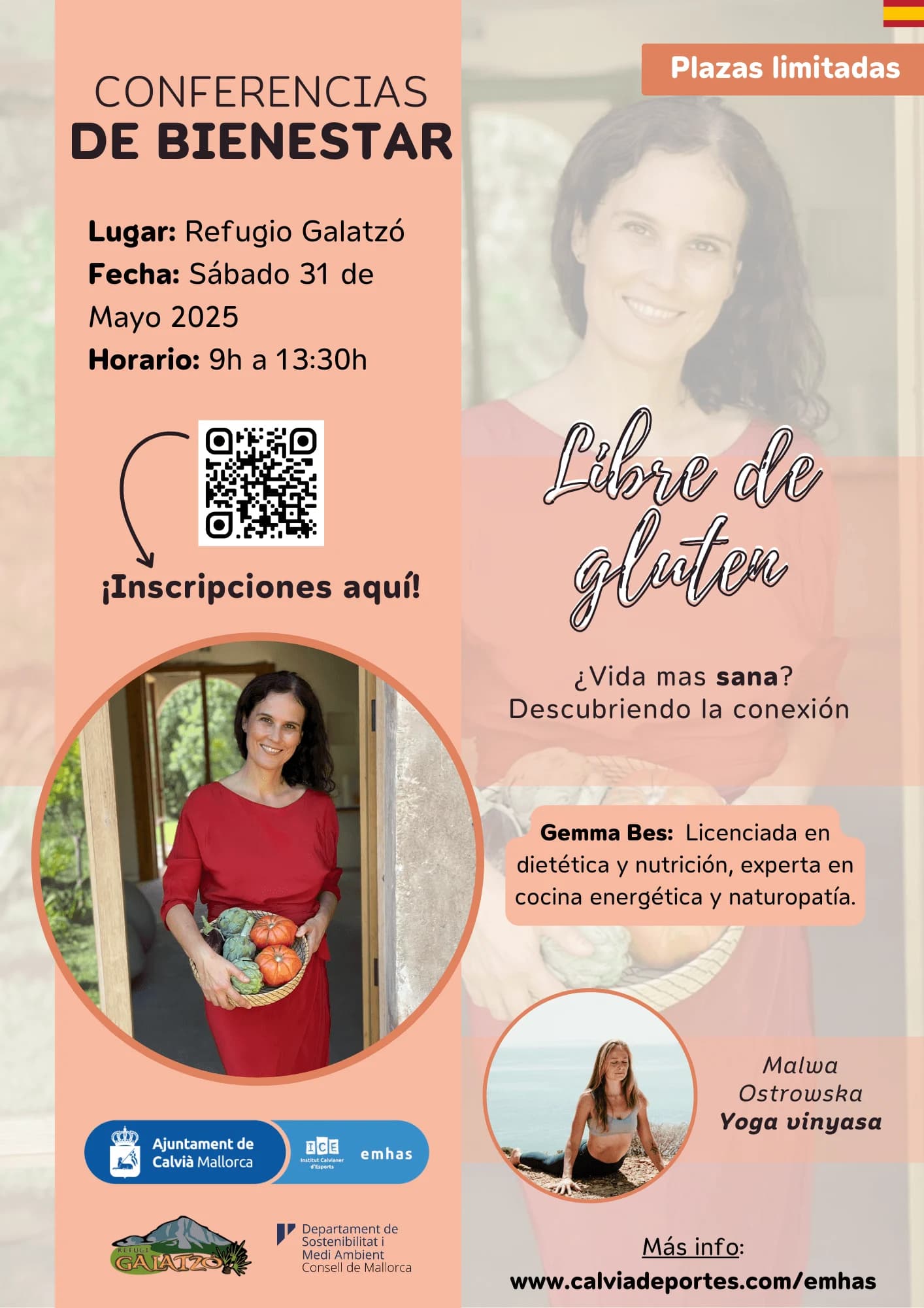 Conferencia de nutrición. Vida sin gluten: ¿moda, necesidad o salud real?
