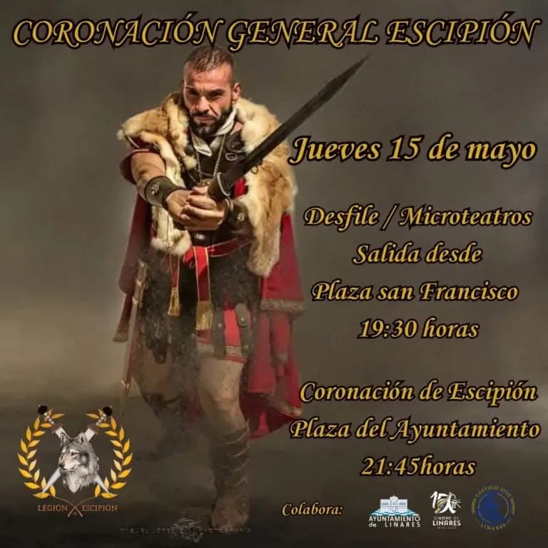 Coronación del General Escipión como Imperator