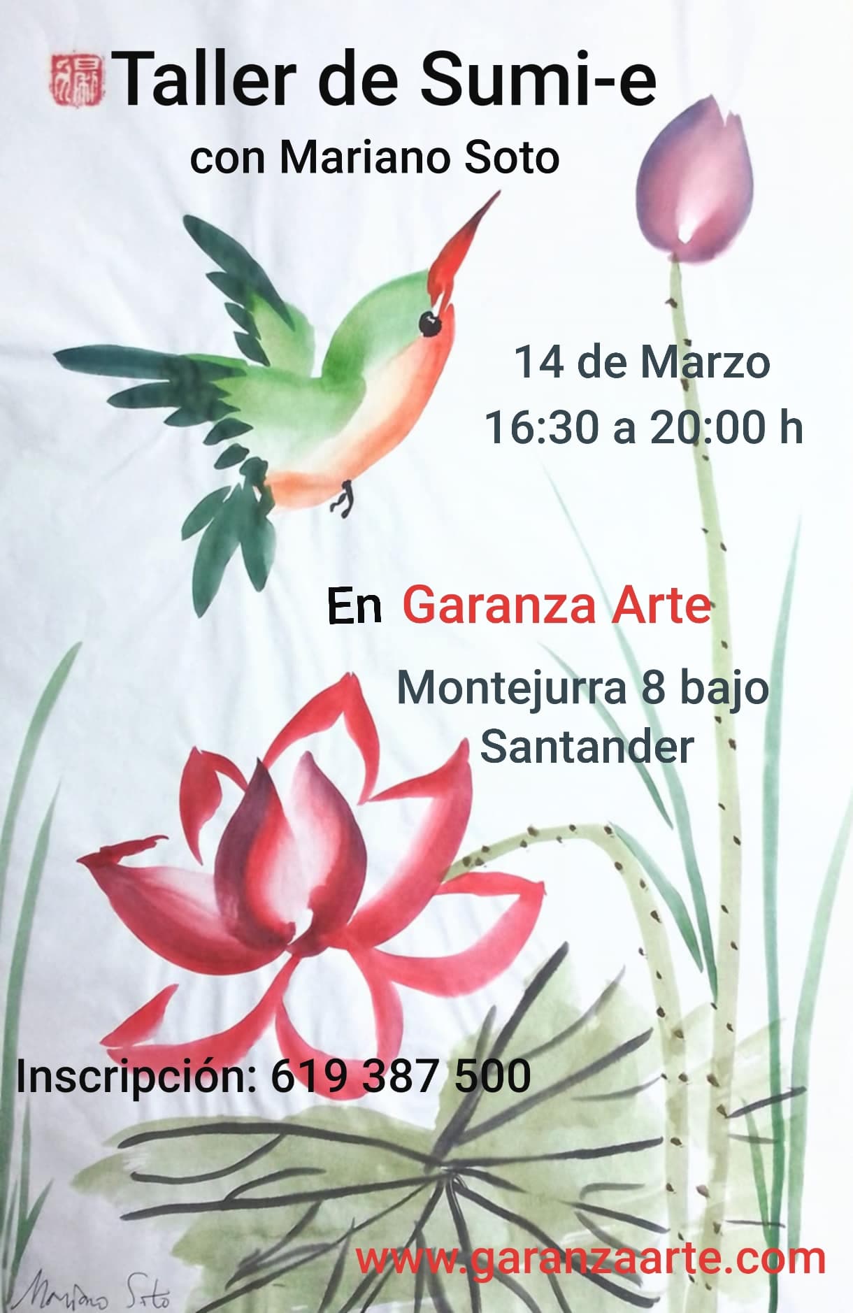 Taller de Sumi-e con Mariano Soto