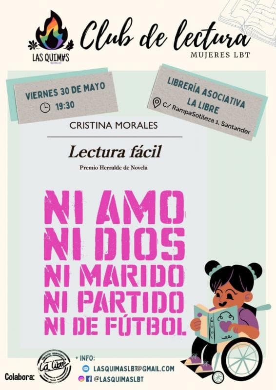 Club de lectura para mujeres LBT: "Lectura fácil", de Cristina Morales