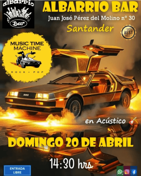 Music Time Machine en acústico