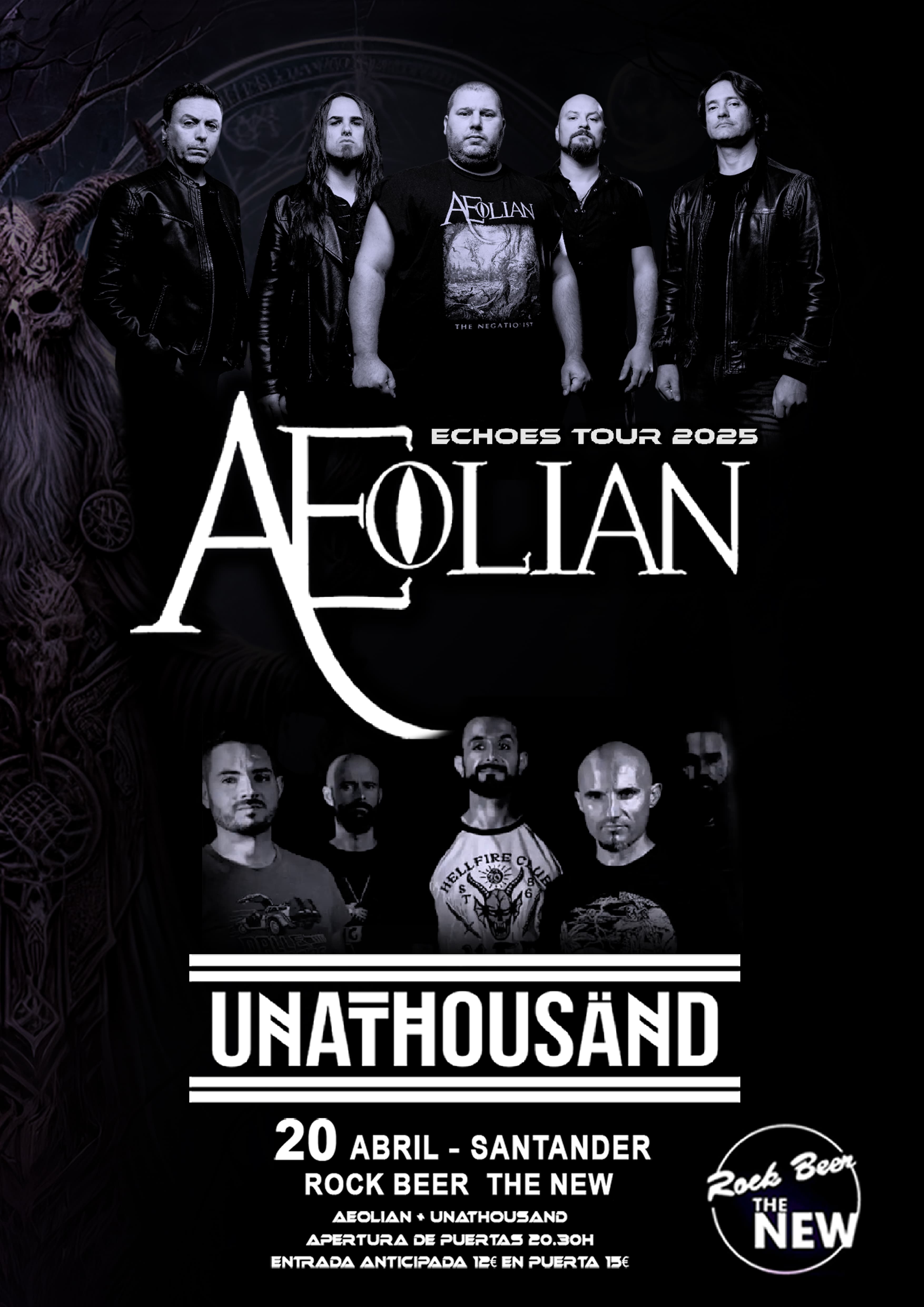 Aeolian en concierto. Echoes Tour 25