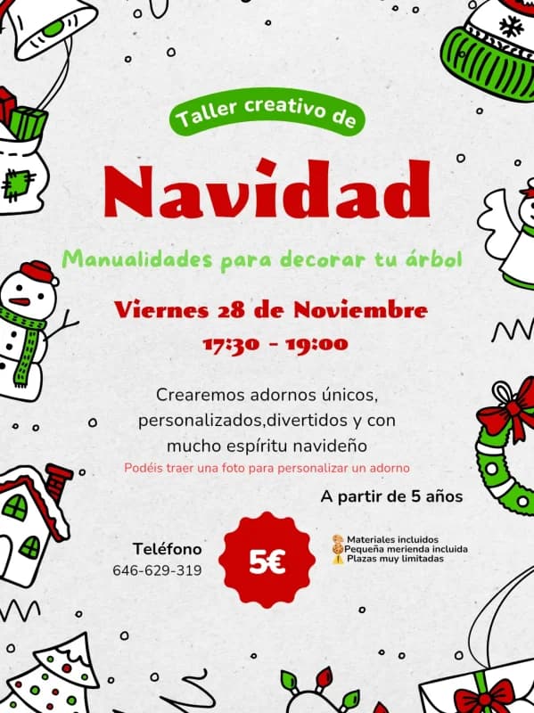 Taller Creativo de Navidad