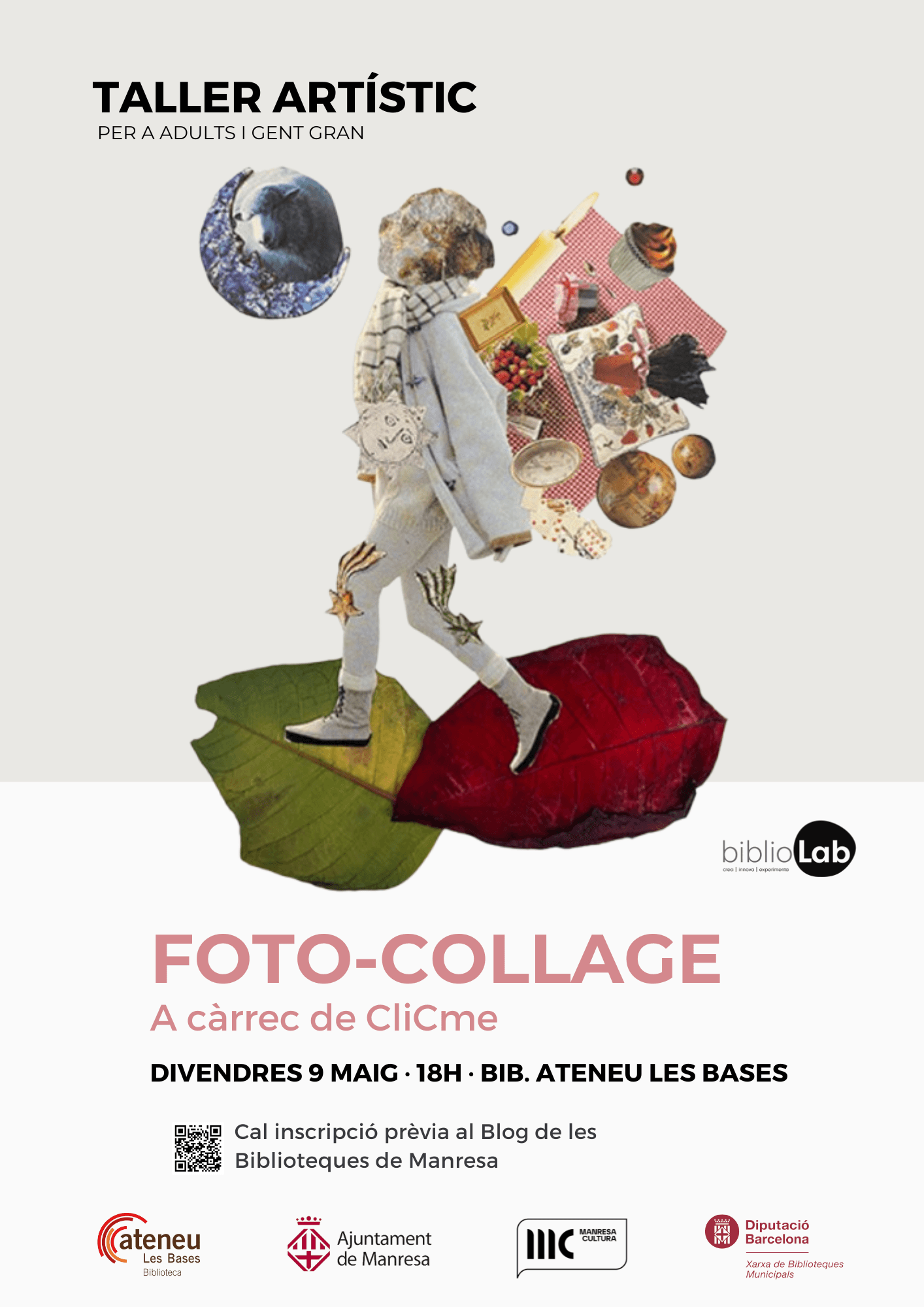 Taller artístic - Bibliolab : Foto-collage