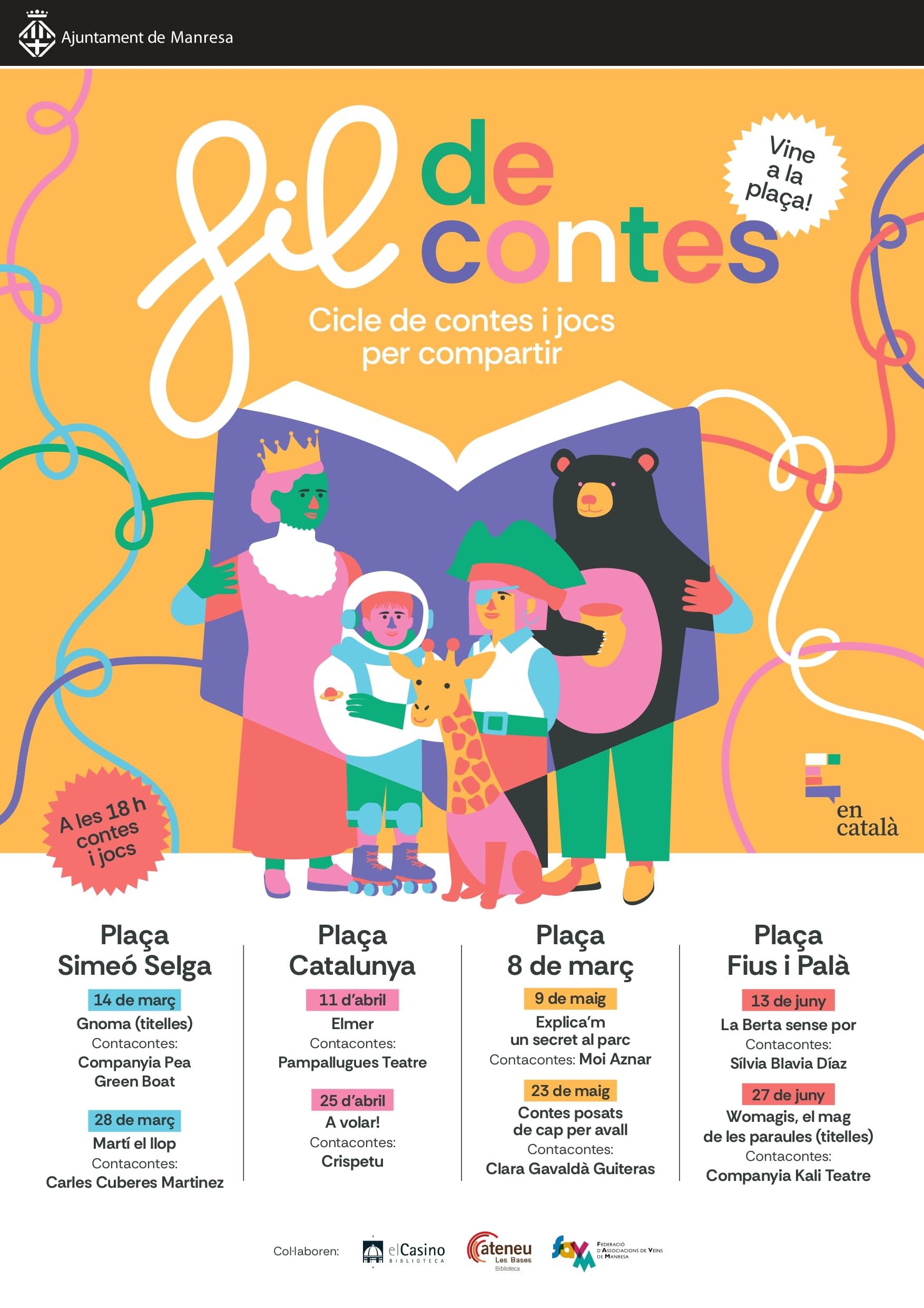 Fil de Contes: Conte "Contes posats de cap per avall" a càrrec de Clara Gavaldà Guiteras